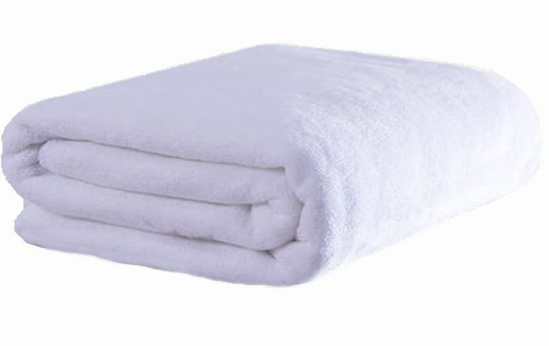 MYLSMPLE Microfiber Bath Towels Bath Sheets Beach Spa Bathroom Towels Extra Large Absorbent Towels(36 Inch X 72 Inch, White) - Image 1